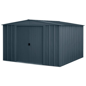 Abri métal anthracite "ARROW" - Dim intér : 303 x 287 x 209 cm