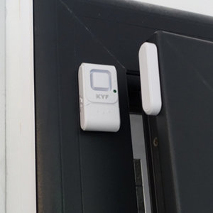 Lot de 2 mini alarmes autonomes avec sirène 105 db et fonction carillon ding dong