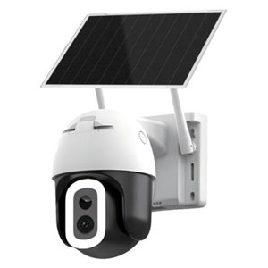 Caméra extérieure solaire 4 mega pixel, 800 lumens