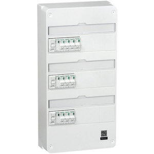 Tableau monté câblé 3 rangées - 39 modules