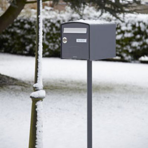 Boîte aux lettres "Dome" double face - Gris