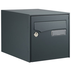 Boîte aux lettres "Salva" double face - Gris