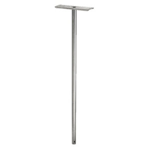 Piquet cylindrique galvanisé pour boîte aux lettres