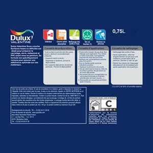 Sous-couche blanche surfaces difficiles 750 mL