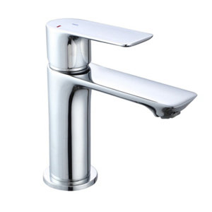 Mitigeur lavabo colonne TIROK chromé brillant