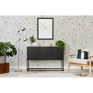 Lambris PVC TERRAZZO blanc mat - 260 CM X 35 CM ÉP. 5 MM - Grosfillex