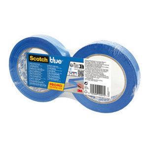 Lot de 2 rubans de masquage SCOTCHBLUE multisurfaces bleu - l.24mm x L.41m