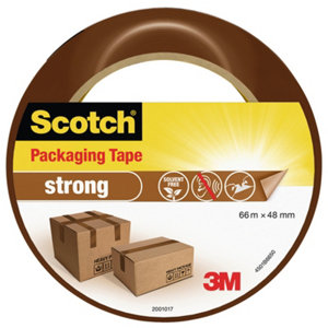 Scotch d'emballage marron renforcé 48 mm x 66 m