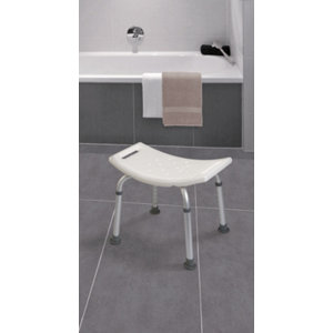 Tabouret de douche - P. 44 cm x H. 42 à 60 cm x l. 51 cm