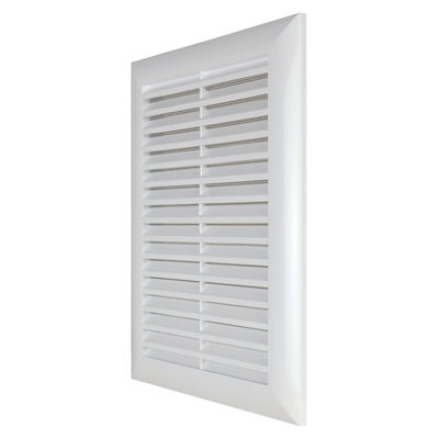 Grille De Ventilation Rectangulaire Avec Moustiquaire Élégance 173 X 242 Mm