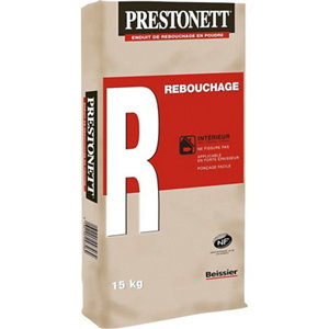 Enduit de rebouchage R pour trous et fissures - sac 15 kg