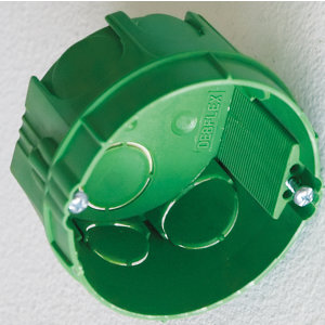 Boîte à sceller sur cloison pleine, Ø 65 mm Prof. 40 mm