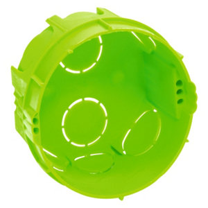 Lot de 10 boîtes à sceller sur cloison pleine, Ø 65 mm prof. 40 mm