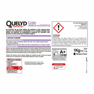 Colle pour dalles de plafond en polystyrène - 1kg