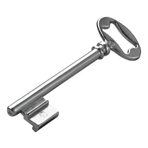 Serrure en applique horizontale pour porte intérieure gauche 140x80 mm