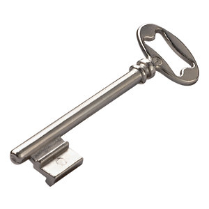 Serrure en applique verticale pour grille droite 70x110 mm