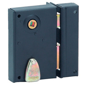 Serrure en applique verticale pour porte d'entrée droite - 70x110 mm