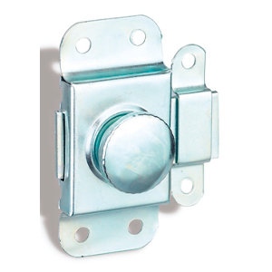 Verrou automatique en acier nickelé pêne 30 mm