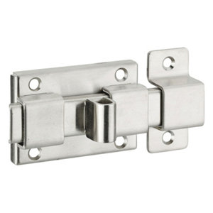 Targette en inox pêne 65 mm