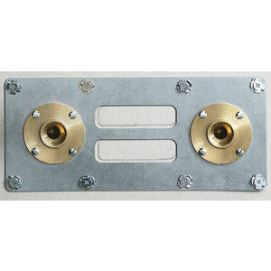 Kit de fixation de robinetterie "Robifix" avec raccord à compression PER pour tube Ø 12 mm