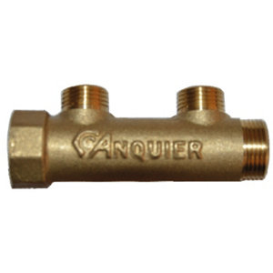 Nourrice 2 départs mâle 15 x 21 mm