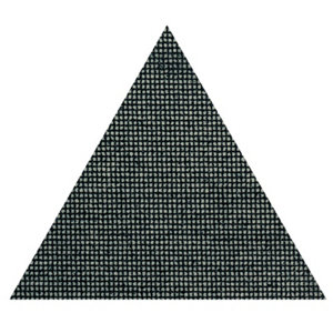 Lot de 6 triangles abrasifs pour poncer tous les matériaux de construction, 285x285x285 mm