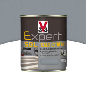 Peinture pour sol extérieur tenue extrême Ciment 500 ml