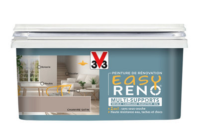 Peinture de rénovation supports V33 Easy Reno chanvre satin - vue 2
