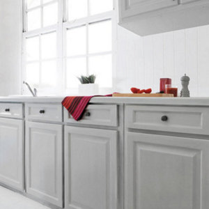 Peinture de rénovation meubles cuisine acrylique satin tendre gris 0,75 L