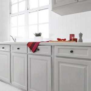 Peinture de rénovation meubles cuisine acrylique satin gris galet 2 L