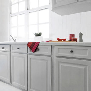 Peinture de rénovation meubles cuisine acrylique satin tendre gris 2 L