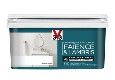 Peinture de rénovation faïence et meuble de salle de bain V33 satin - vue 2