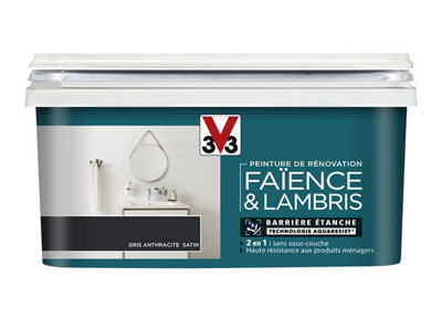 Peinture de rénovation faïence et meuble de salle de bain V33 satin - vue 2