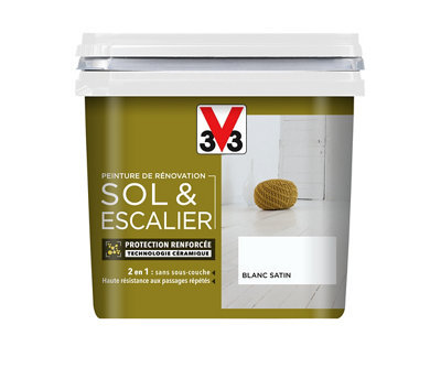 Peinture de rénovation sol parquet carrelage V33 satin - vue 5