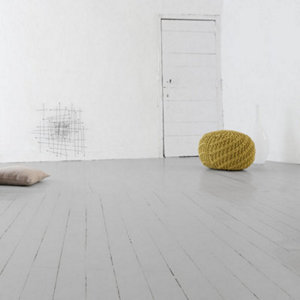 Peinture de rénovation sol et escalier acrylique satin tendre gris 0,75 L