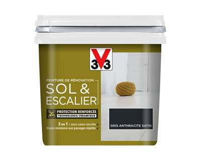 Peinture de rénovation sol parquet carrelage V33 satin - vue 4