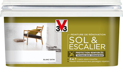 Peinture de rénovation sol parquet carrelage V33 satin - vue 2