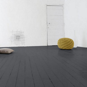 Peinture de rénovation sol et escalier acrylique satin gris anthracite 2 L