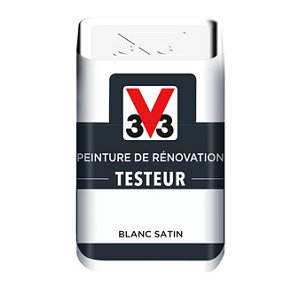 Testeur peinture de rénovation acrylique satin blanc 50 ml