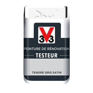 Testeur peinture de rénovation acrylique satin tendre gris 50 ml