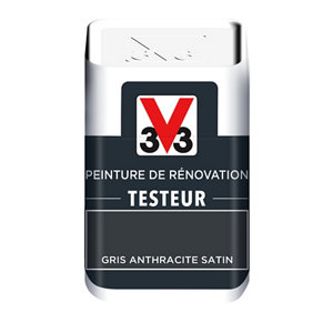 Testeur peinture de rénovation acrylique satin gris anthracite 50 ml