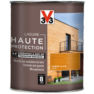 Lasure ton chêne clair satinée 0,75 L