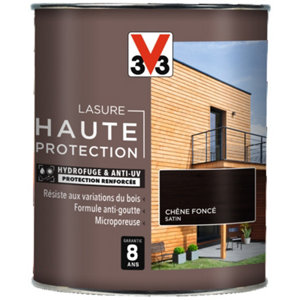 Lasure ton chêne foncé satinée 0,75 L