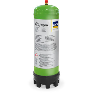 Bouteille de gaz Argon/CO2 jetable 2,2 L