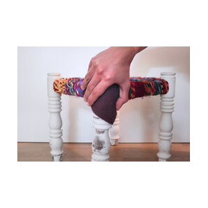 Lot de 2 éponge abrasive bois - 115x150 mm 