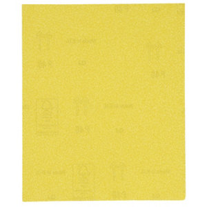 5 feuilles abrasives multi-usages grain 120 - Finition