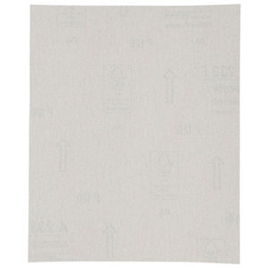 5 feuilles abrasives plâtre et enduits grains assortis