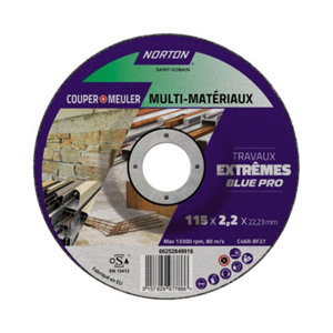 Disque de tronçonnage et d'ébarbage -  115 x 22.2  x 2 mm