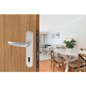 Ensemble de porte entraxe 165 mm avec serrure pour clé "budget 165 ts"