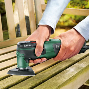 Outil multifonctions 250 W pour sciage, ponçage, polissage